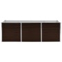 Arriate de acero galvanizado marrón 240x80x77 cm de vidaXL, Maceteros y jardineras - Ref: Foro24-45713, Precio: 95,18 €, Desc...