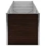 Arriate de acero galvanizado marrón 240x80x77 cm de vidaXL, Maceteros y jardineras - Ref: Foro24-45713, Precio: 92,32 €, Desc...