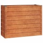 Arriate oxidado de acero corten 100x40x77 cm en Macetas y jardineras | Comprar online en Foru.es