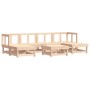 Juego de muebles de jardín 7 piezas y cojines madera maciza de vidaXL, Conjuntos de jardín - Ref: Foro24-3185920, Precio: 511...