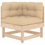 Juego de muebles de jardín 7 piezas y cojines madera maciza de vidaXL, Conjuntos de jardín - Ref: Foro24-3185920, Precio: 511...