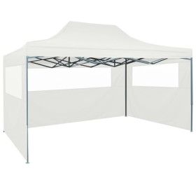 Carpa plegable para celebraciones con 3 paredes blanco 3x4,5 m de vidaXL, Carpas y cenadores - Ref: Foro24-48871, Precio: 164...
