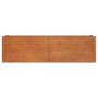 Arriate oxidado de acero corten 160x40x45 cm en Macetas y jardineras | Comprar online en Foru.es