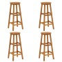 Juego muebles de bar de jardín 5 piezas madera maciza de acacia de vidaXL, Conjuntos de jardín - Ref: Foro24-3116007, Precio:...