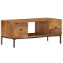 Mesa de centro de madera maciza de mango 90x45x40cm de vidaXL, Mesas de centro - Ref: Foro24-286559, Precio: 171,76 €, Descue...