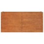 Arriate oxidado de acero corten 160x40x77 cm en Macetas y jardineras | Comprar online en Foru.es