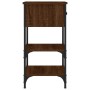 Mesitas noche 2 uds madera ingeniería marrón roble 34x36x70 cm de vidaXL, Mesitas de noche - Ref: Foro24-825982, Precio: 76,6...
