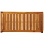 Mesa de centro de madera maciza de acacia 100x50x50 cm en Mesas de centro | Comprar online en Foru.es