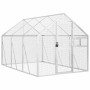 Pajarera de aluminio color plateado 1,79x3x1,85 m de vidaXL, Pies y jaulas para pájaros - Ref: Foro24-3155796, Precio: 424,72...