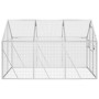 Pajarera de aluminio color plateado 1,79x3x1,85 m de vidaXL, Pies y jaulas para pájaros - Ref: Foro24-3155796, Precio: 424,72...