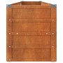 Arriate oxidado de acero corten 320x40x45 cm en Macetas y jardineras | Comprar online en Foru.es