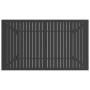 Mesa de jardín de acero gris antracita 140x80x72 cm en Mesas de jardín | Comprar online en Foru.es