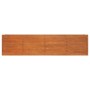 Arriate oxidado de acero corten 320x40x77 cm en Macetas y jardineras | Comprar online en Foru.es