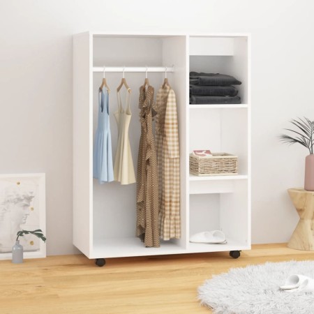 Armario de madera de ingeniería blanco 80x40x110 cm de vidaXL, Armarios roperos - Ref: Foro24-808513, Precio: 79,58 €, Descue...