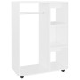 Armario de madera de ingeniería blanco 80x40x110 cm de vidaXL, Armarios roperos - Ref: Foro24-808513, Precio: 79,58 €, Descue...