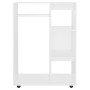 Armario de madera de ingeniería blanco 80x40x110 cm de vidaXL, Armarios roperos - Ref: Foro24-808513, Precio: 79,58 €, Descue...