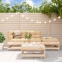 Juego de muebles de jardín 4 piezas y cojines madera maciza de vidaXL, Conjuntos de jardín - Ref: Foro24-3186025, Precio: 279...