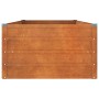 Arriate oxidado de acero corten 160x80x45 cm en Macetas y jardineras | Comprar online en Foru.es