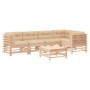 Juego de muebles de jardín 6 piezas y cojines madera maciza de vidaXL, Conjuntos de jardín - Ref: Foro24-3186004, Precio: 527...