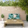 Juego de muebles jardín 2 pzas y cojines madera pino impregnada de vidaXL, Conjuntos de jardín - Ref: Foro24-3186136, Precio:...