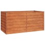 Arriate oxidado de acero corten 160x80x77 cm en Macetas y jardineras | Comprar online en Foru.es