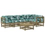 Juego de muebles jardín 6 pzas y cojines madera pino impregnada de vidaXL, Conjuntos de jardín - Ref: Foro24-3185989, Precio:...