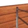 Arriate oxidado de acero corten 240x80x45 cm en Macetas y jardineras | Comprar online en Foru.es