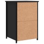 Mesita de noche madera de ingeniería negro 40x36x60 cm de vidaXL, Mesitas de noche - Ref: Foro24-825993, Precio: 65,57 €, Des...