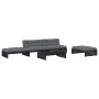 Juego de muebles de jardín 5 pzas y cojines madera maciza negro de vidaXL, Conjuntos de jardín - Ref: Foro24-3186148, Precio:...