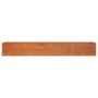 Arriate oxidado de acero corten 320x80x45 cm en Macetas y jardineras | Comprar online en Foru.es