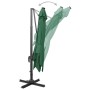 Sombrilla de jardín voladiza con palo y luces LED verde 300 cm en Sombrillas | Comprar online en Foru.es