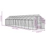 Pajarera de aluminio color plateado 1,79x10x1,85 m de vidaXL, Pies y jaulas para pájaros - Ref: Foro24-3155800, Precio: 769,6...