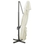 Sombrilla de jardín voladiza con doble techo arena 400x300 cm en Sombrillas | Comprar online en Foru.es