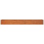Arriate oxidado de acero corten 400x80x45 cm en Macetas y jardineras | Comprar online en Foru.es