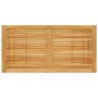 Mesa de comedor de jardín madera maciza de acacia 140x73x73,5cm en Mesas de jardín | Comprar online en Foru.es