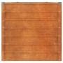 Arriate oxidado de acero corten 400x80x77 cm en Macetas y jardineras | Comprar online en Foru.es