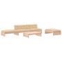 Juego de muebles de jardín 5 piezas y cojines madera maciza de vidaXL, Conjuntos de jardín - Ref: Foro24-3186144, Precio: 723...
