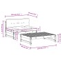 Juego de muebles jardín 2 pzas y cojines madera abeto Douglas de vidaXL, Conjuntos de jardín - Ref: Foro24-3186107, Precio: 2...