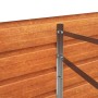 Arriate oxidado de acero corten 600x80x45 cm en Macetas y jardineras | Comprar online en Foru.es