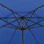 Sombrilla de jardín con luces LED azul celeste 400 cm en Sombrillas | Comprar online en Foru.es