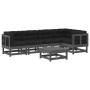 Juego de muebles de jardín 6 pzas y cojines madera maciza gris de vidaXL, Conjuntos de jardín - Ref: Foro24-3185985, Precio: ...
