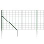 Cerca de alambre con pinchos de anclaje verde 1x10 m de vidaXL, Paneles de vallas - Ref: Foro24-154113, Precio: 104,68 €, Des...