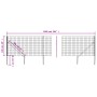 Cerca de alambre con pinchos de anclaje verde 1x10 m de vidaXL, Paneles de vallas - Ref: Foro24-154113, Precio: 104,68 €, Des...