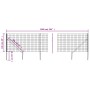 Cerca de alambre con pinchos de anclaje gris antracita 1x10 m de vidaXL, Paneles de vallas - Ref: Foro24-154257, Precio: 92,0...