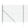 Cerca de alambre con pinchos de anclaje verde 2x10 m de vidaXL, Paneles de vallas - Ref: Foro24-154118, Precio: 162,71 €, Des...
