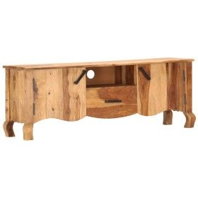 Mueble para TV de madera maciza de sheesham 115x30x42 cm de vidaXL, Muebles TV - Ref: Foro24-287337, Precio: 154,92 €, Descue...