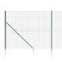 Cerca de alambre con pinchos de anclaje verde 1,6x25 m de vidaXL, Paneles de vallas - Ref: Foro24-154124, Precio: 288,27 €, D...