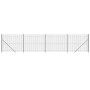 Cerca de alambre con pinchos de anclaje gris antracita 2x10 m de vidaXL, Paneles de vallas - Ref: Foro24-154262, Precio: 153,...
