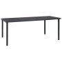 Mesa de comedor de jardín acero gris antracita 190x90x74 cm en Mesas de jardín | Comprar online en Foru.es