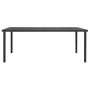 Mesa de comedor de jardín acero gris antracita 190x90x74 cm en Mesas de jardín | Comprar online en Foru.es